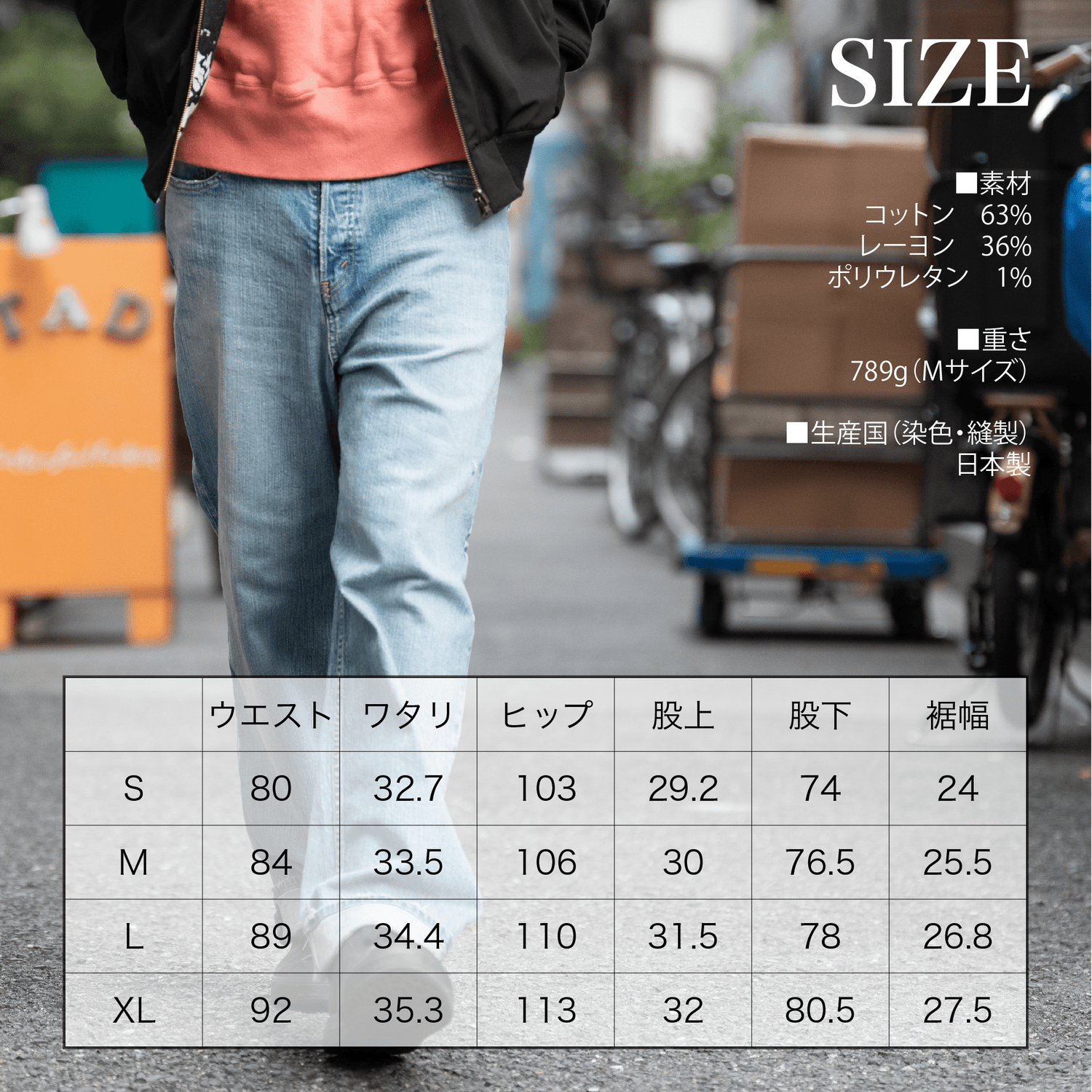 『ジャパンデニム』ユーズド加工~RELAXシリーズ - Japan Made屋