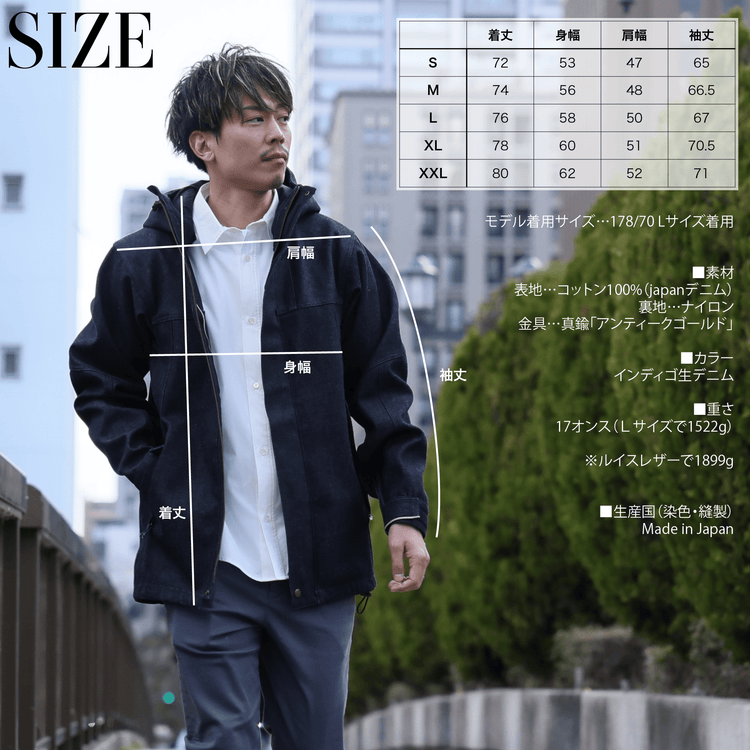 【廃盤】一生で1回は着たい『マウンテンデニム パーカー』