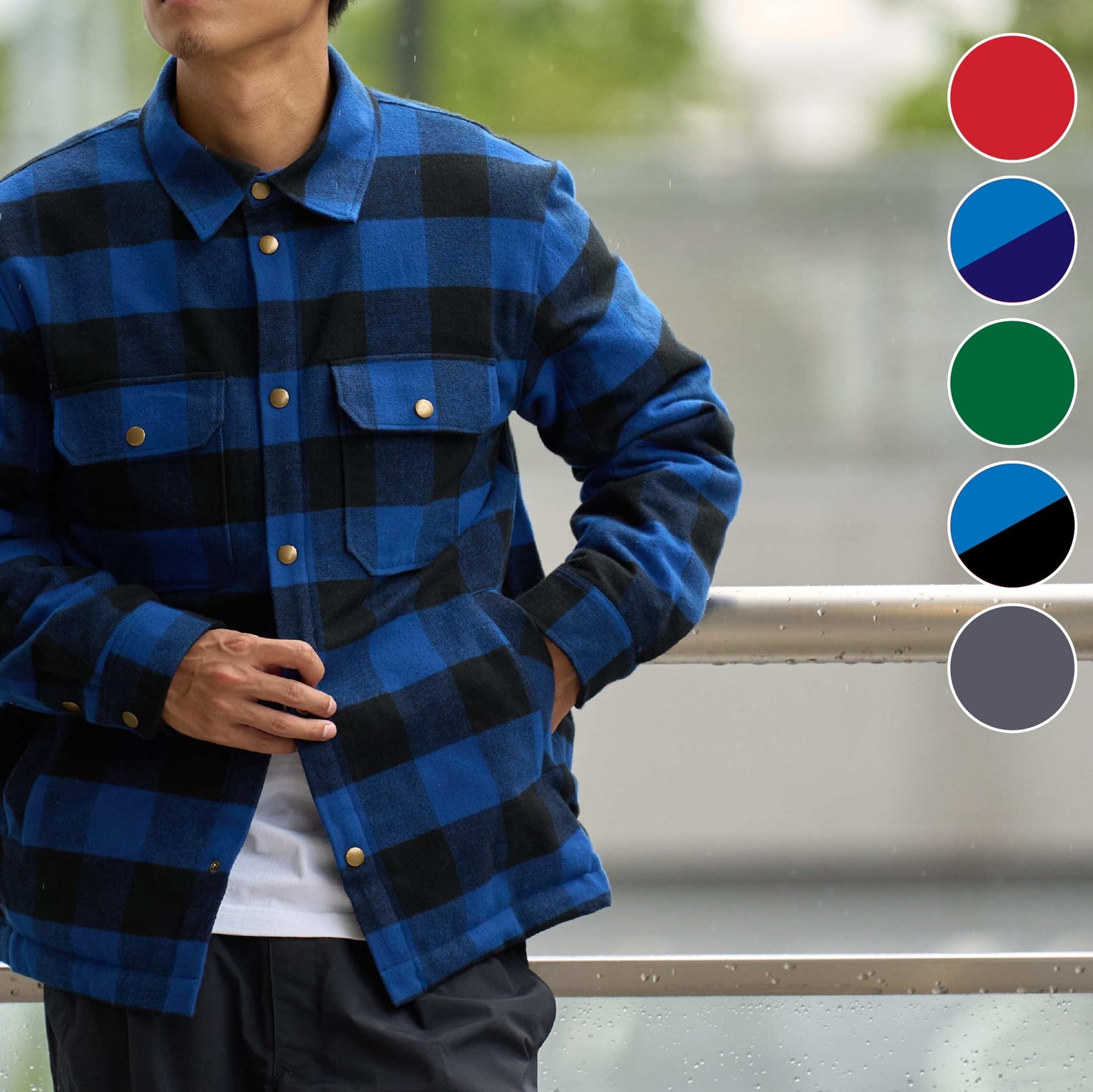 着るだけで“考えずに決まる”休日スタイル「中綿バッファローチェックJKT」（全5色）