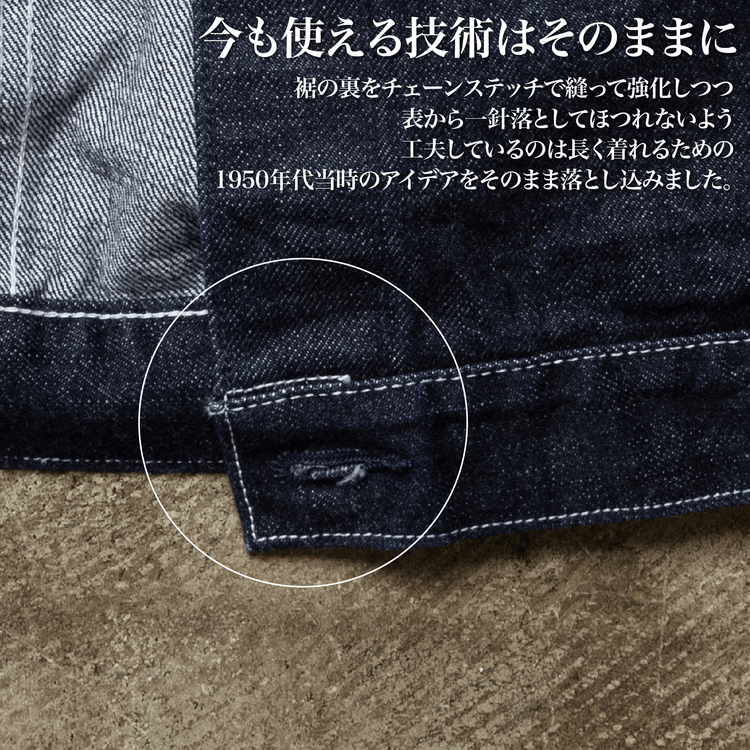 50年後も着たい「デニムジャケット」（セットアップ）~SMARTシリーズ