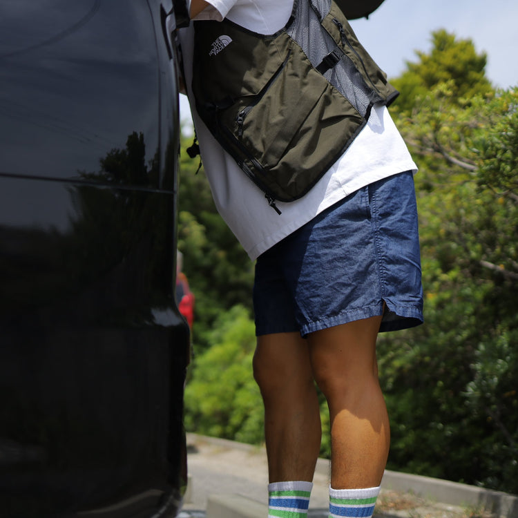 【廃盤】大人メンズが似合う「"かみ"ショーツ」（和紙デニム）~SMARTシリーズ