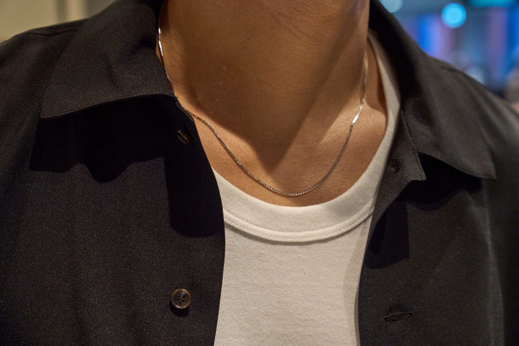 プラチナ『PLATINUMネックレス』50cm