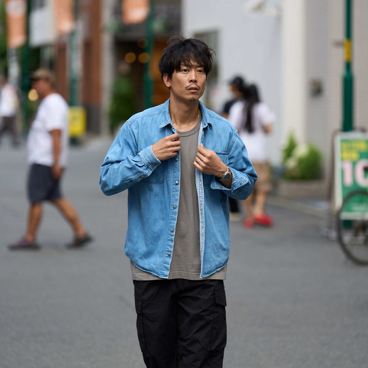 「"リラックス"タンクトップ」（30番手コーマ天竺）