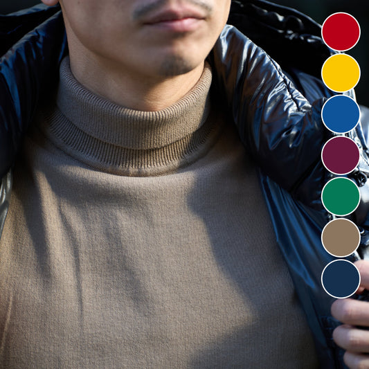 イタリア直輸入の「上品を演出する"タートルネック"」