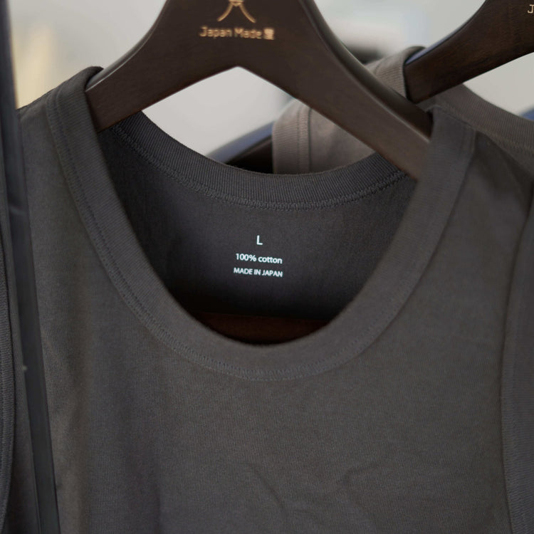 「"リラックス"タンクトップ」（30番手コーマ天竺）